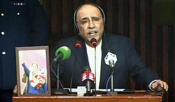 صدر آصف علي زرداري سنڌو درياهه تي ڪينال اڏڻ جي مخالفت ڪري ڇڏي