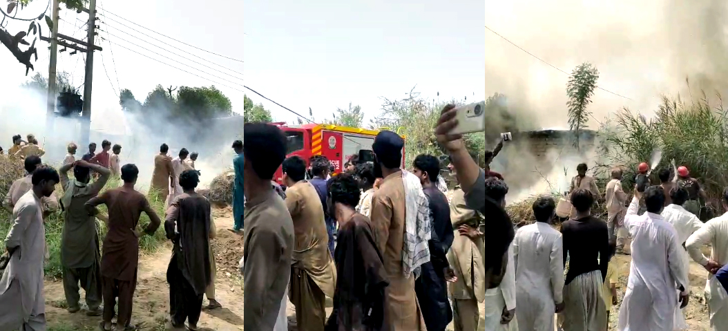 ٽنڊو ڄام ۾ راهوڪي اسٽاپ ويجهو ڪولهي برادري جي گهرن کي باهه، 3 پورهيتن جا اجھا رک