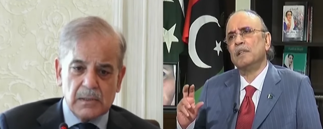صدر آصف علي زرداري ۽ وزيراعظم شهباز شريف جو ڏڦيڙ پکيڙيندڙ خارجين جي مڪمل خاتمي جي قومي عزم جو اظهار،